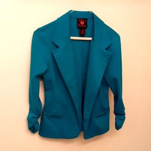 3/4 sleeve blazer